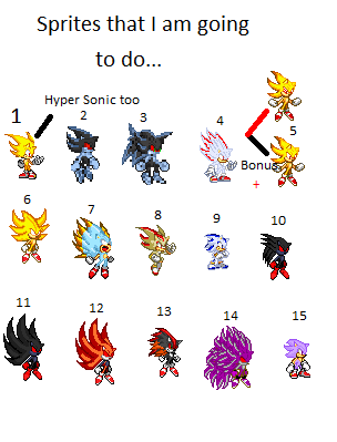 Semi Darkspine Sonic 9 sprites by Phantom644 on DeviantArt