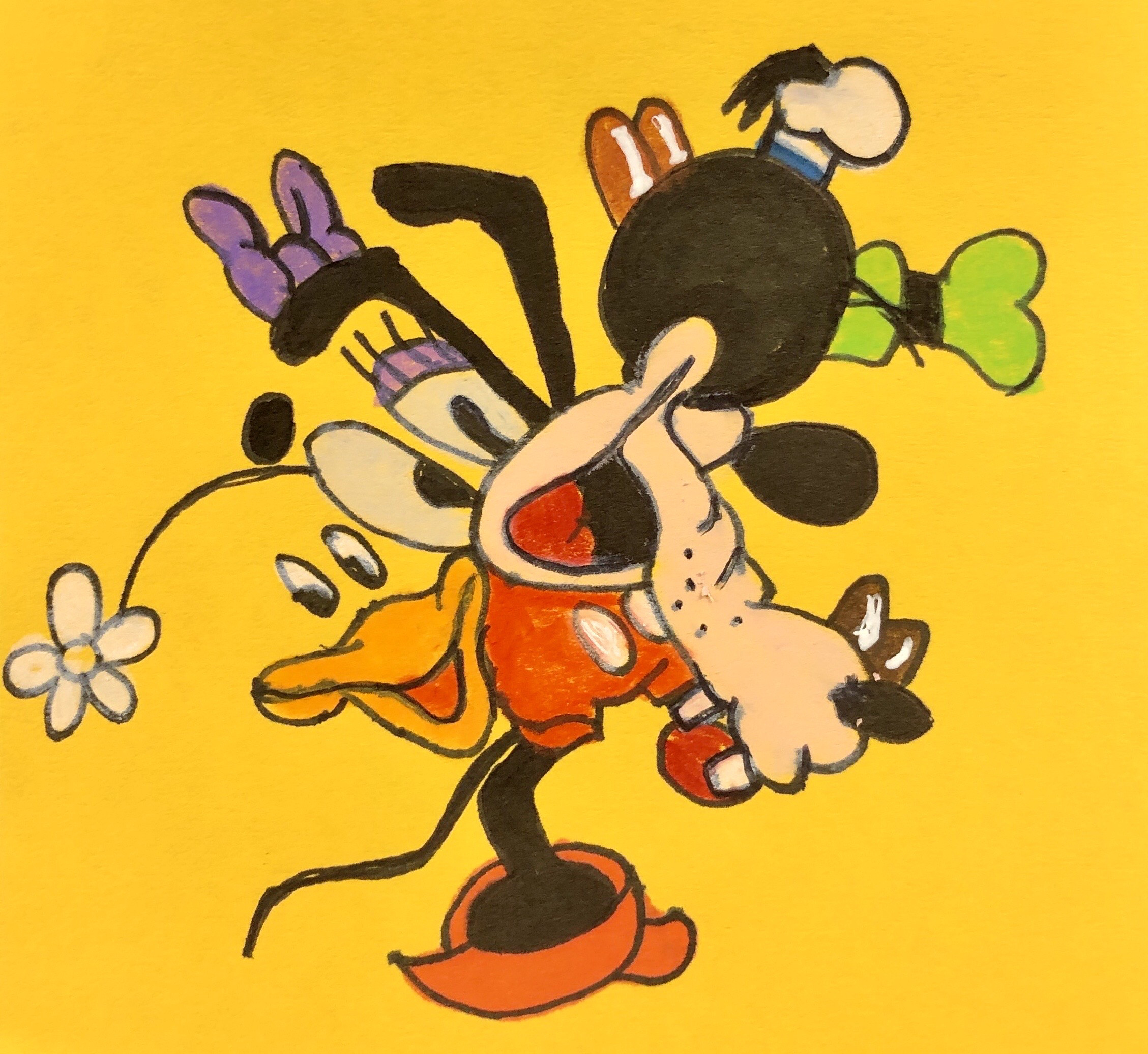 Mickey Mouse abstract art by FatalGrantArt on DeviantArt