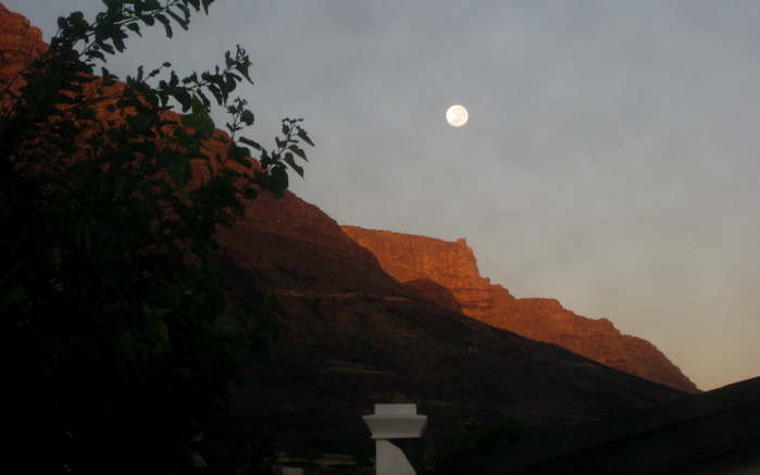 the mountain out my window