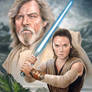 The Last Jedi - Luke and Rey