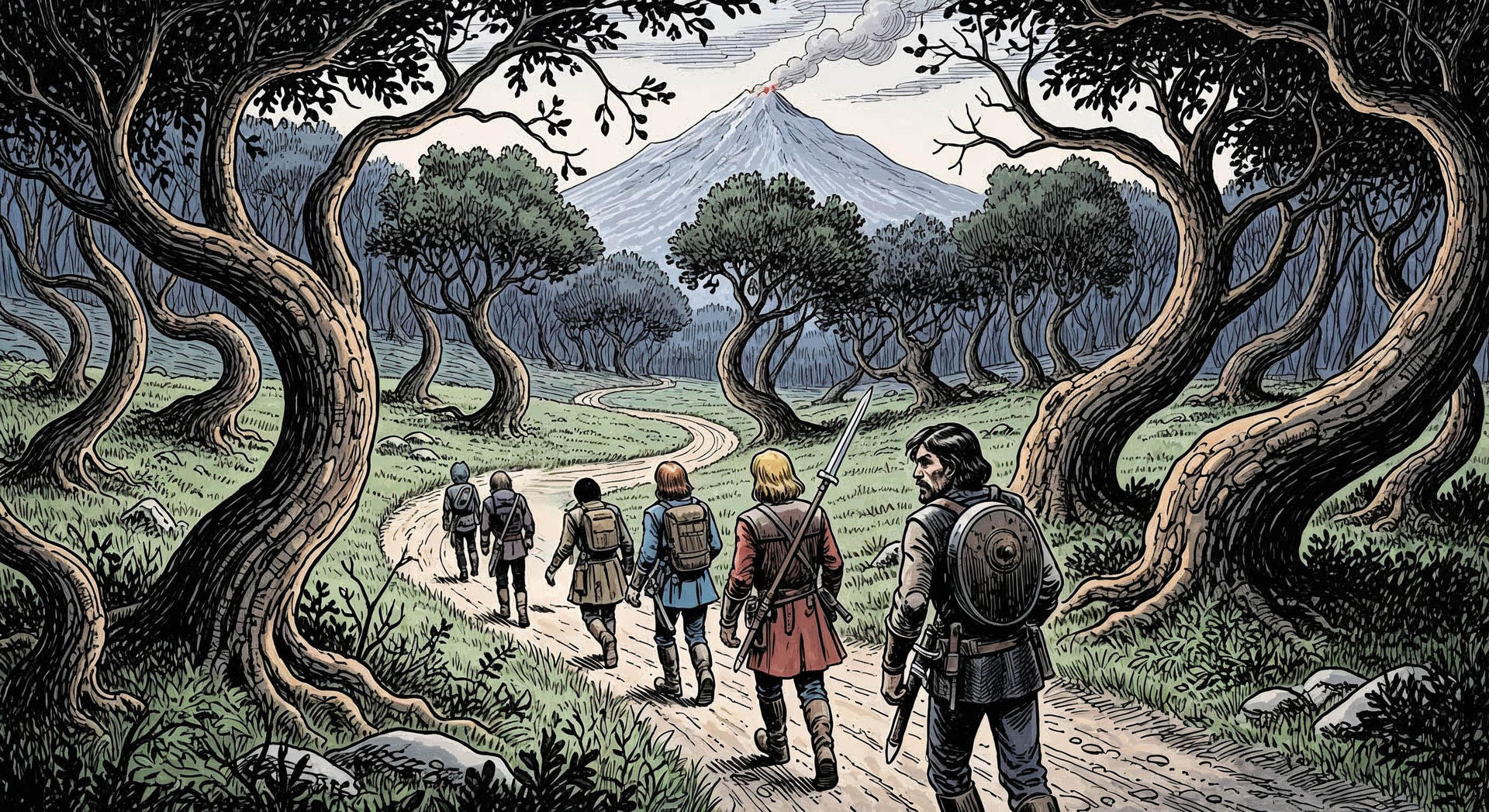 Adventurers on the Road by TheTrueObelus on DeviantArt