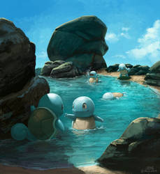 Squirtle Squad's day off