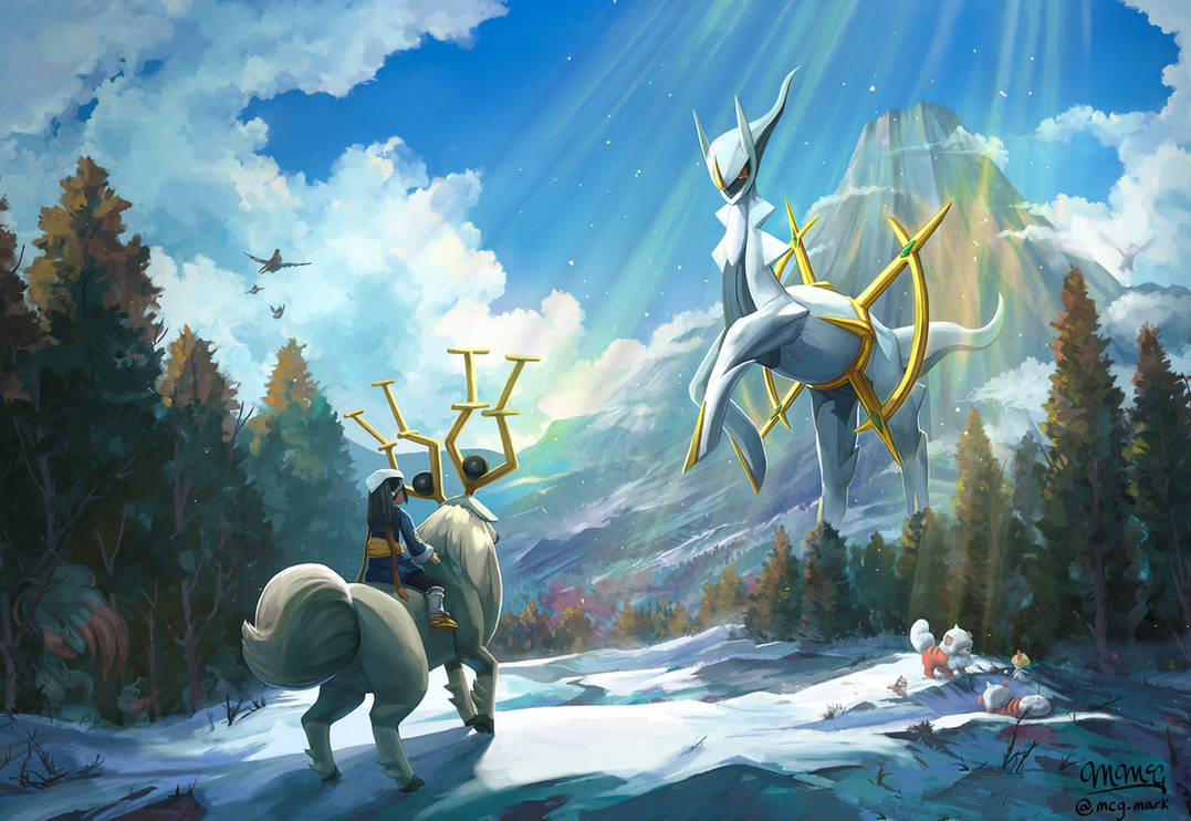 Pokemon Arceus: Legends by mcgmark on DeviantArt