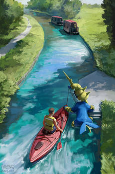 Kayaking with Samurott