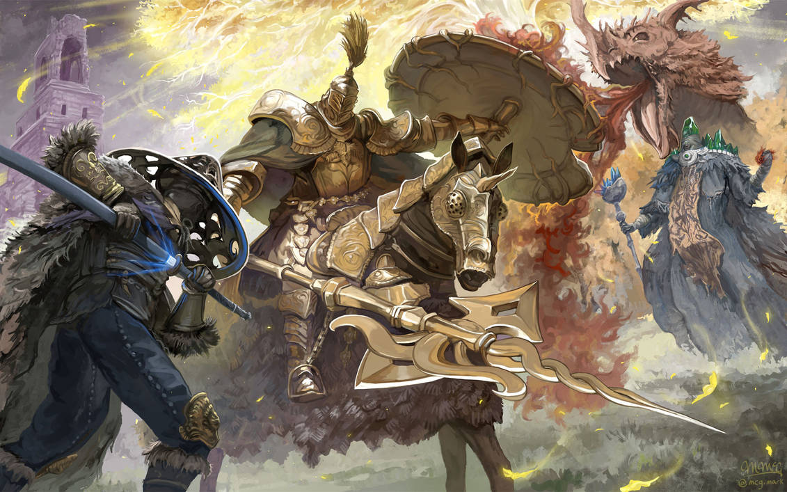 Tree Sentinel Elden Ring by mcgmark on DeviantArt