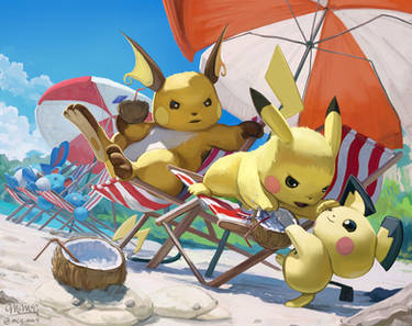 Pikachu Beach Day