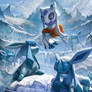 Froslass and Glaceon
