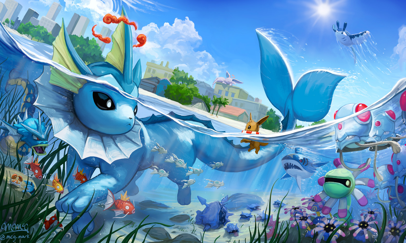 VMax Vaporeon By Mcgmark On DeviantArt vmax-vaporeon-by-mcgmark-on-deviantart