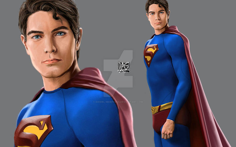 Brandon Routh Deviantart Brandon Routh as Superman by daniel-morpheus on DeviantArt
