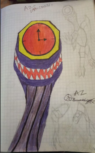 Clock monster by AZDINOMAN on DeviantArt