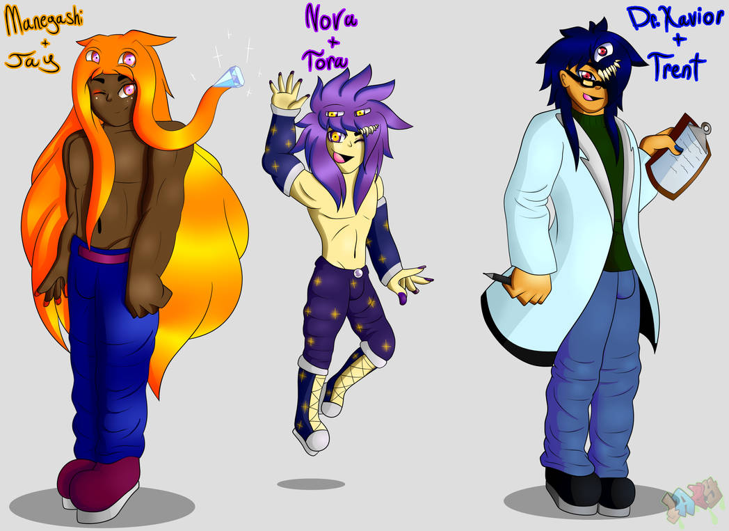 More Sentient Hair Children by LazyTheCat75 on DeviantArt