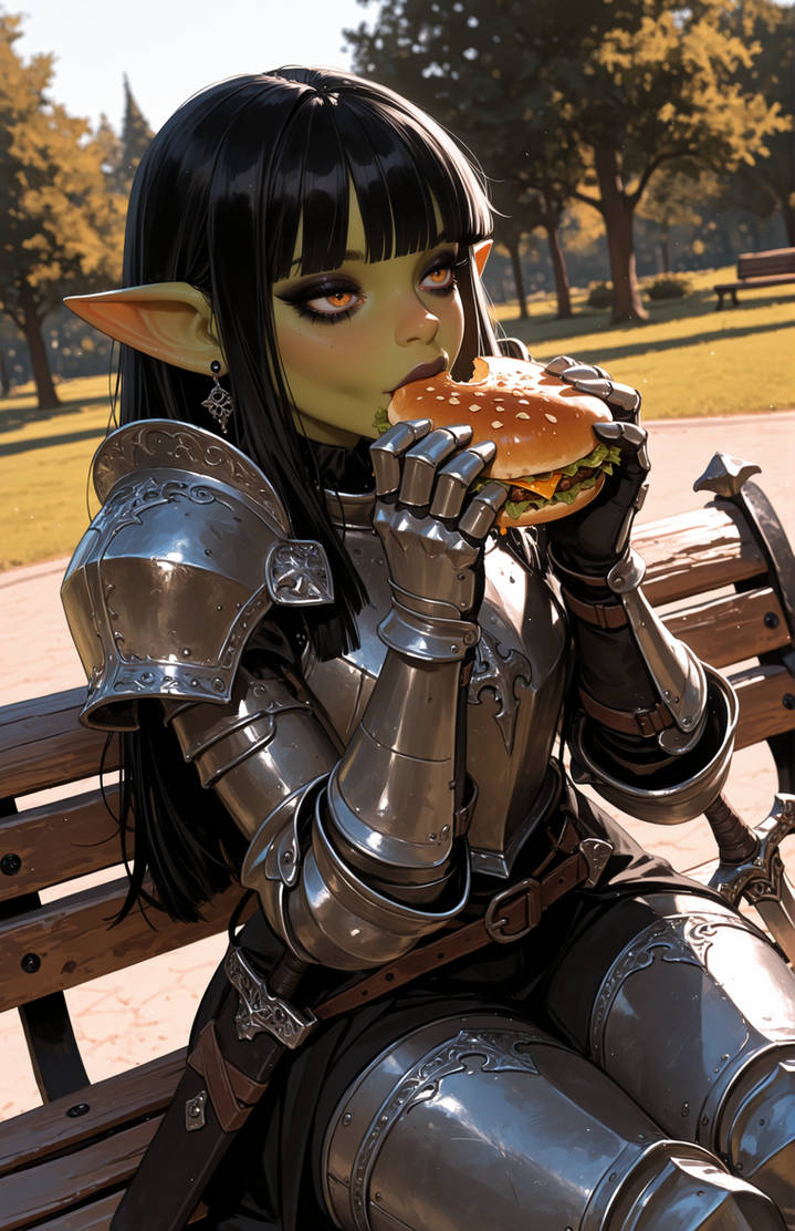 Helvinia having lunch by Malgosh on DeviantArt