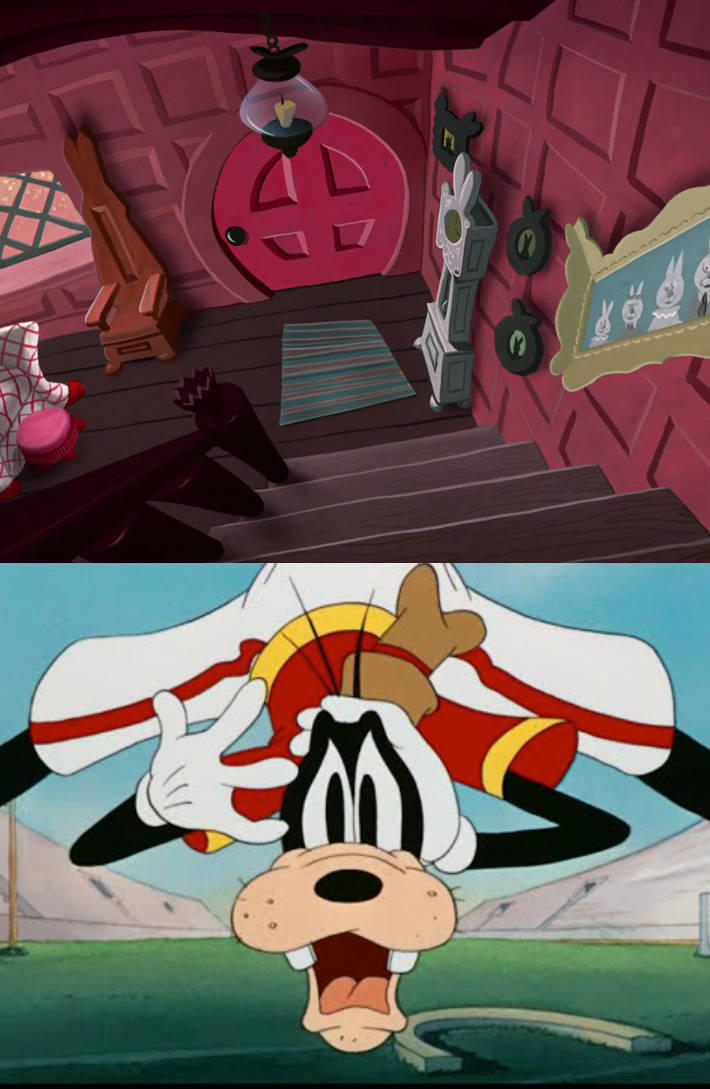 Goofy About To Crash Into The White Rabbit's Door by MaxGoudiss on ...