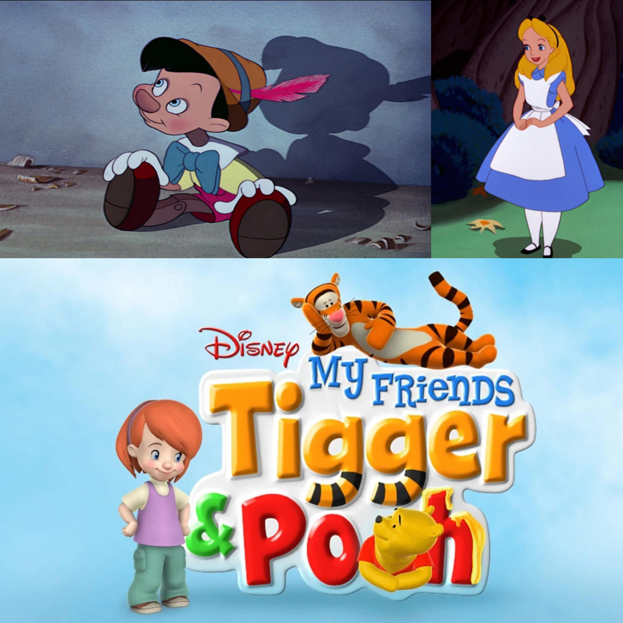 Pinoke Transformation Alice And Pinoke Watch My Friends Tigger And Pooh by MaxGoudiss on ...