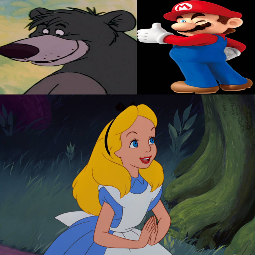Alice Mario Baloo And Mario Like Alice by MaxGoudiss on DeviantArt
