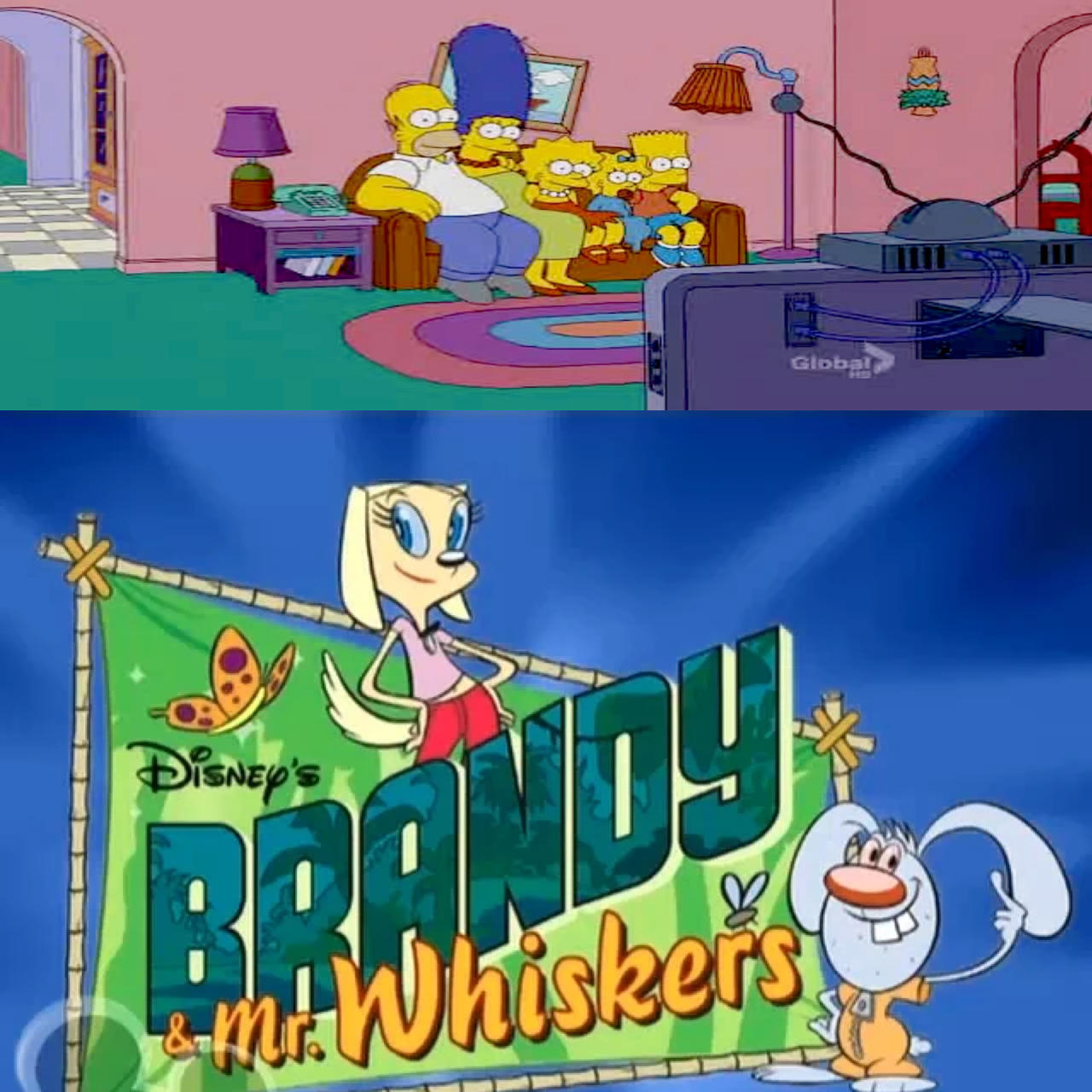 Brandy Simpson The Simpsons Watch Brandy and Mr. Whiskers by MaxGoudiss on DeviantArt