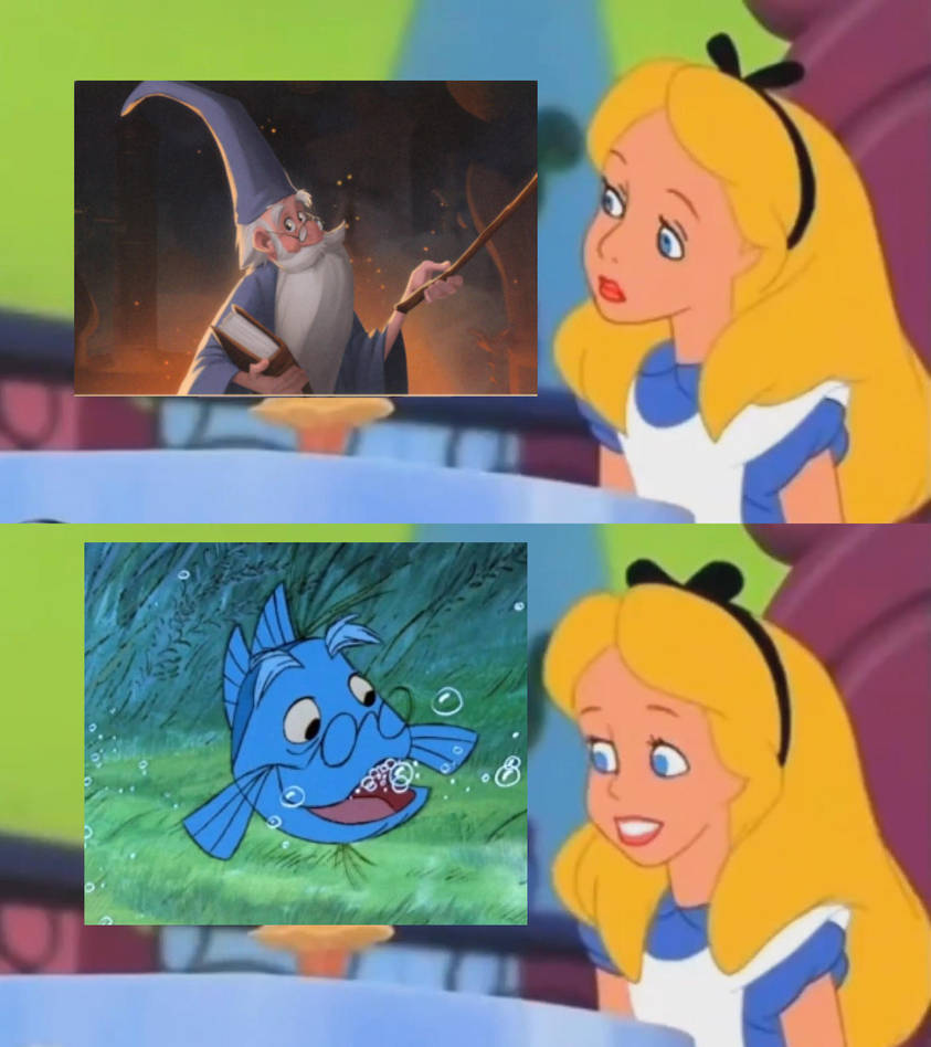 Alice Is Impressed By Merlin's Fish Transformation by MaxGoudiss on ...