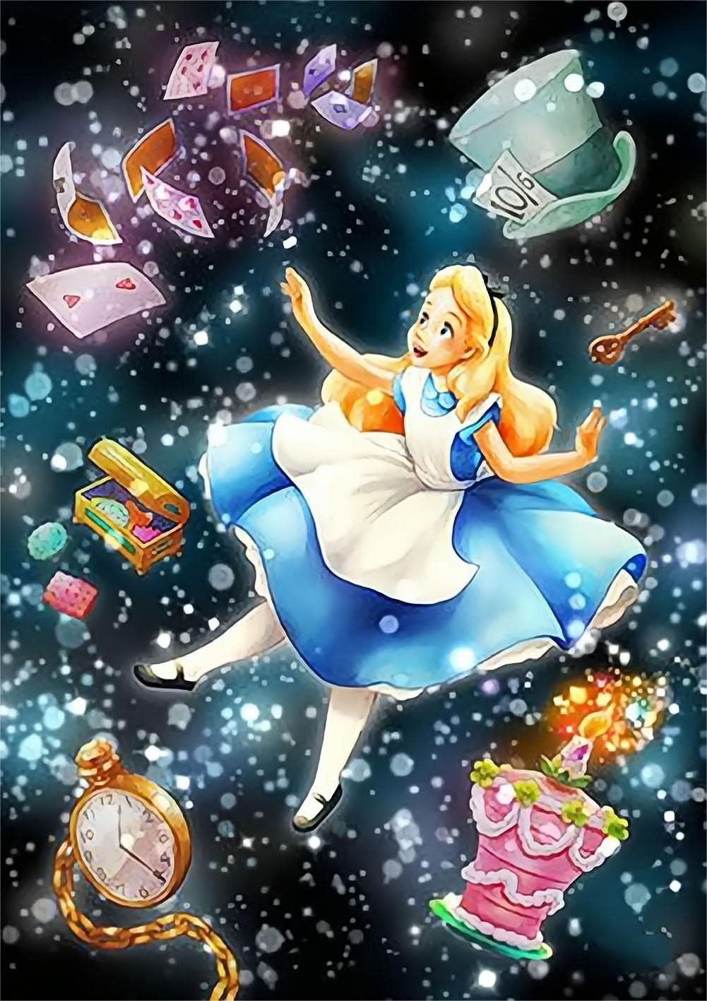 Alice In Wonderland Cheshire - 5D Diamond Painting