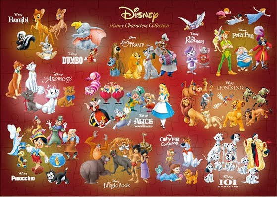 Disney Characters Collection jigsaw puzzle by MaxGoudiss on DeviantArt