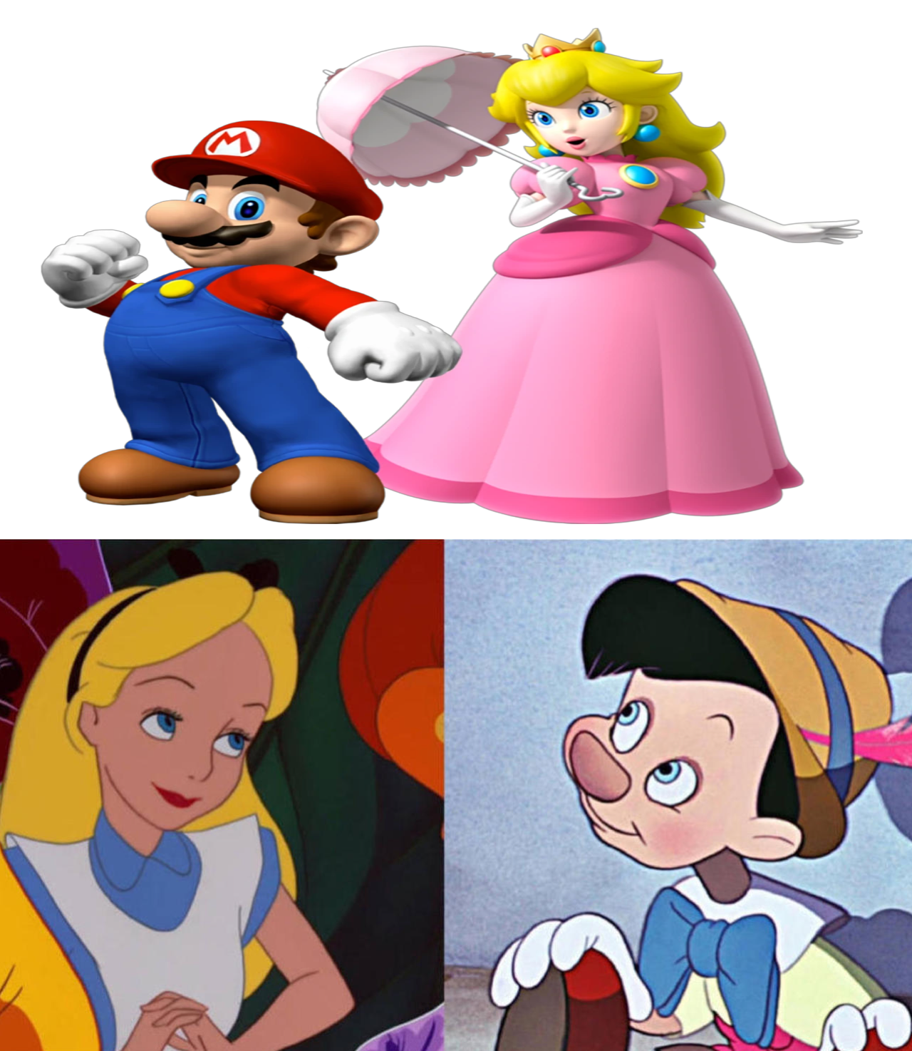 Alice Mario Alice And Pinocchio Ships Mario X Peach by MaxGoudiss on DeviantArt