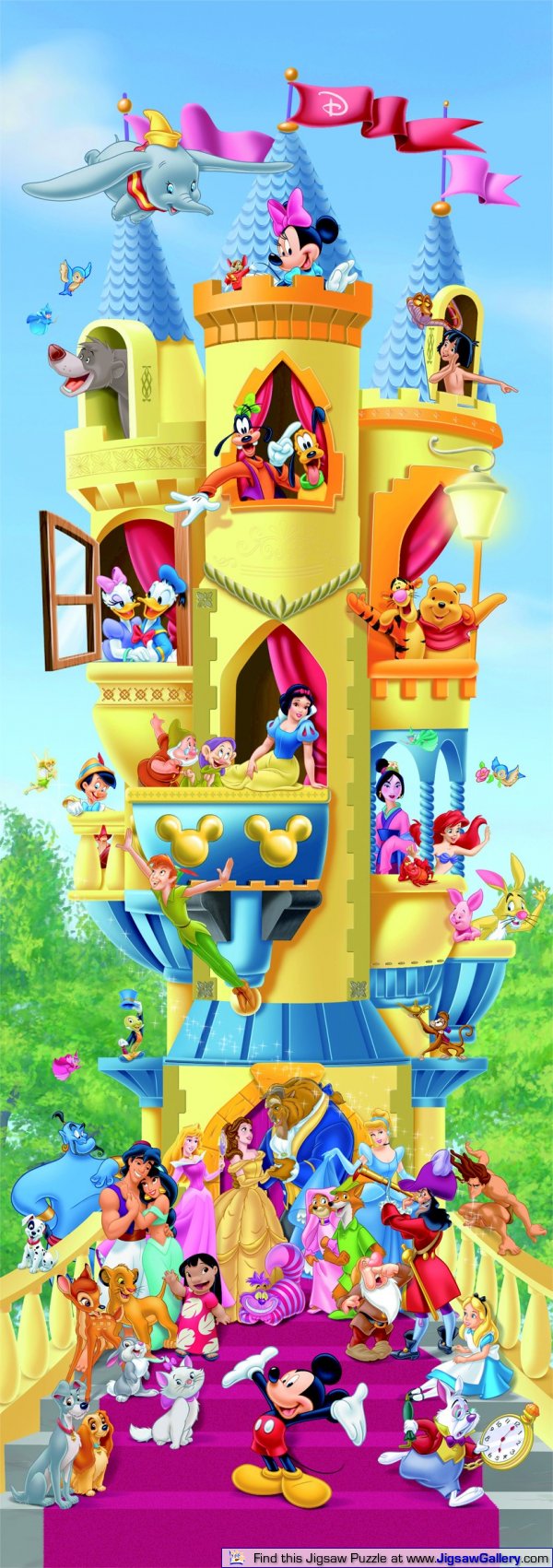 Disney character collage puzzle by MaxGoudiss on DeviantArt