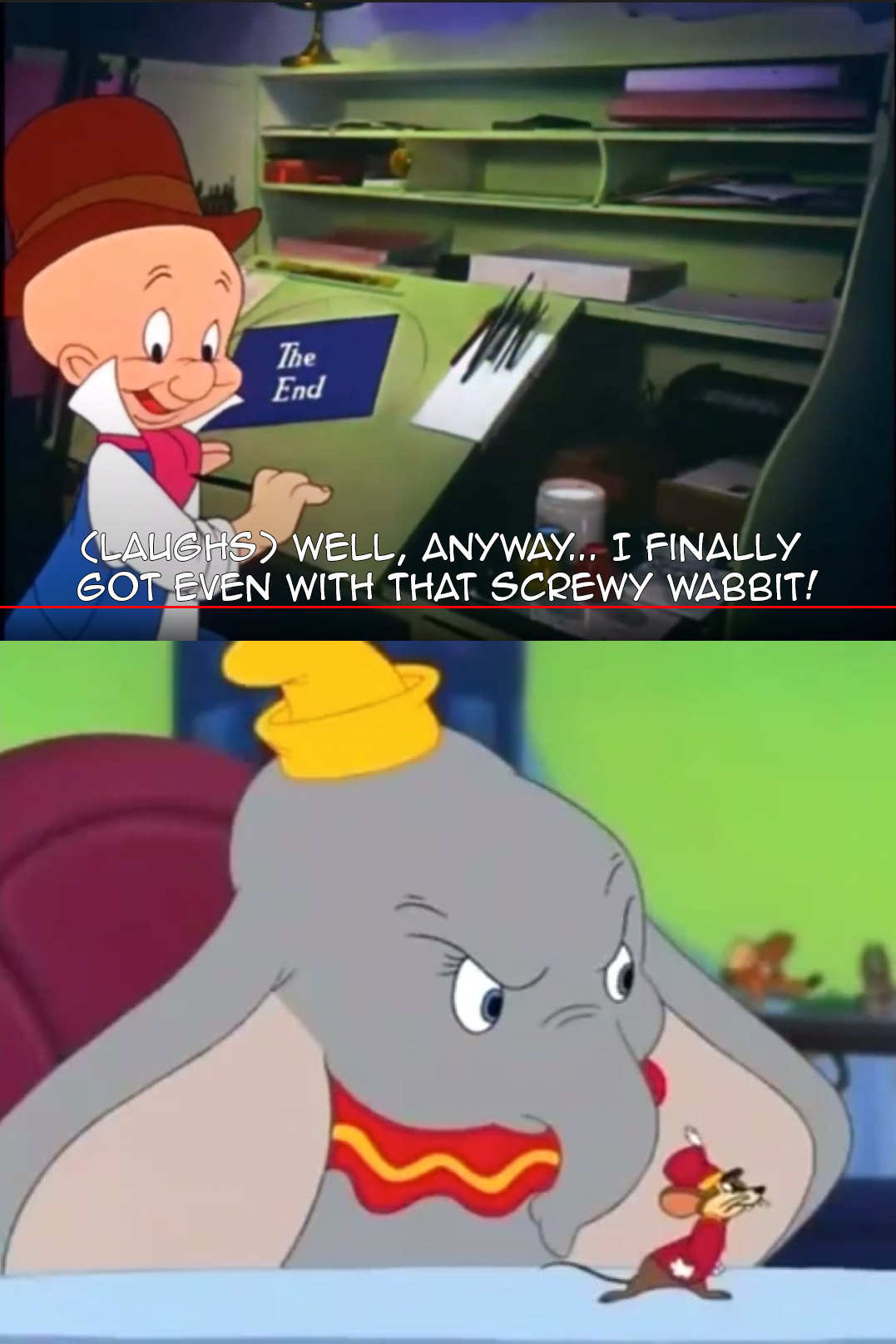 Dumbo and Timothy angry at Rabbit Rampage ending by MaxGoudiss on ...
