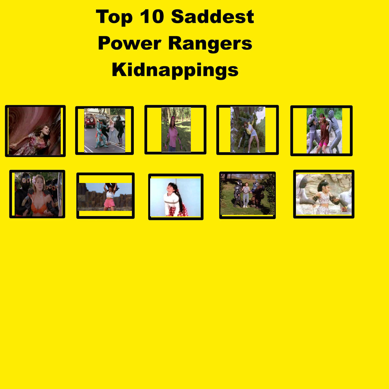 Top 10 Saddest Power Rangers Kidnappings Meme by MaxGoudiss on DeviantArt