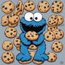 Cookie Monster in DreamUp AI style