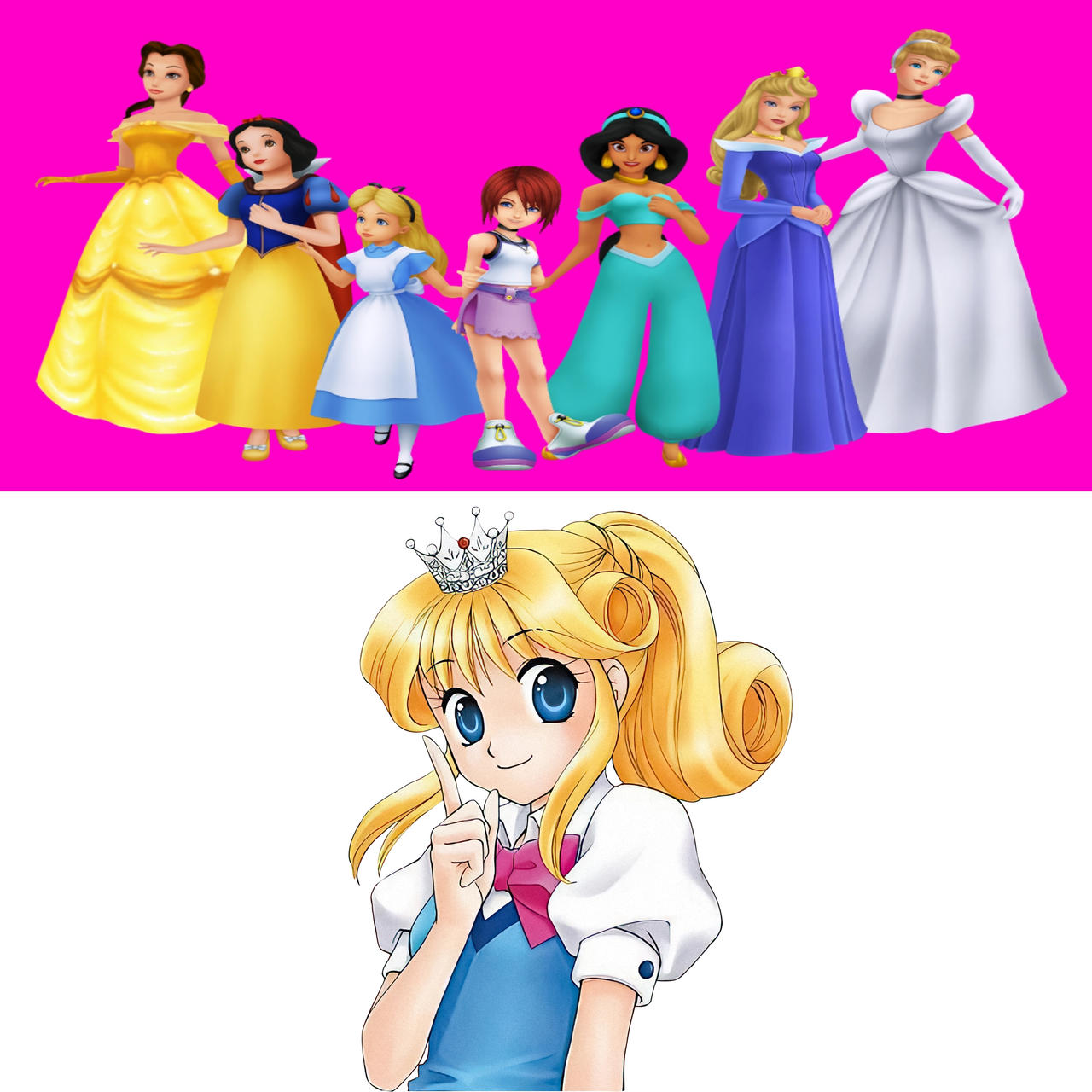 Prisseces Kilala Reno Likes The Princesses Of Heart by MaxGoudiss on DeviantArt