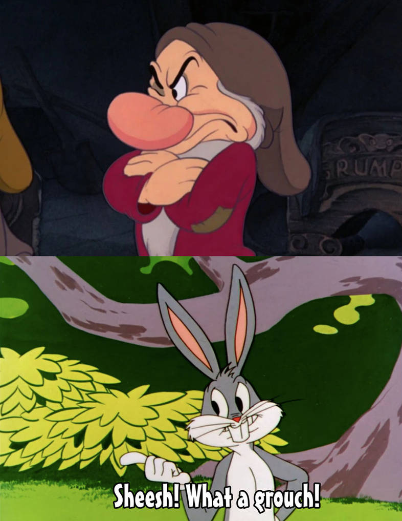Grumpy Bug Meme Bugs Bunny calls Grumpy a grouch by MaxGoudiss on DeviantArt