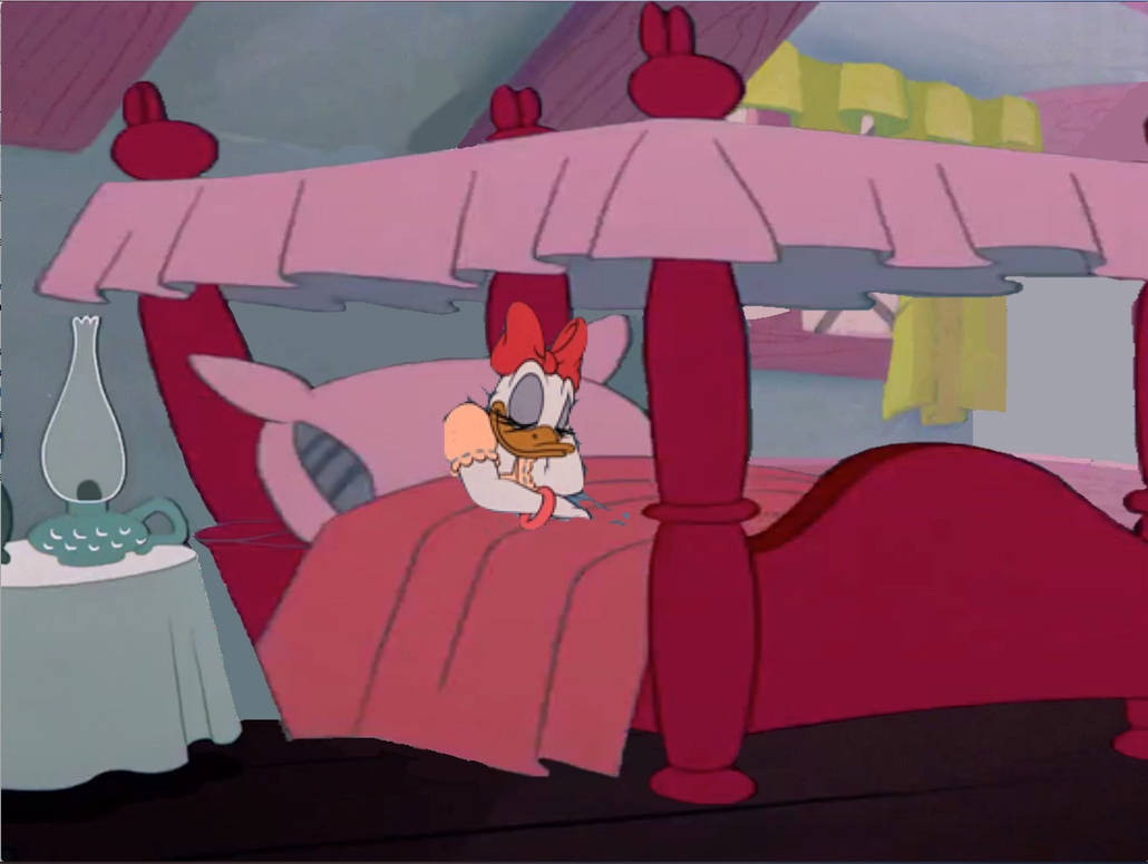 Dassy Rabbit Daisy Duck sleeps in the White Rabbit's bed by MaxGoudiss on DeviantArt