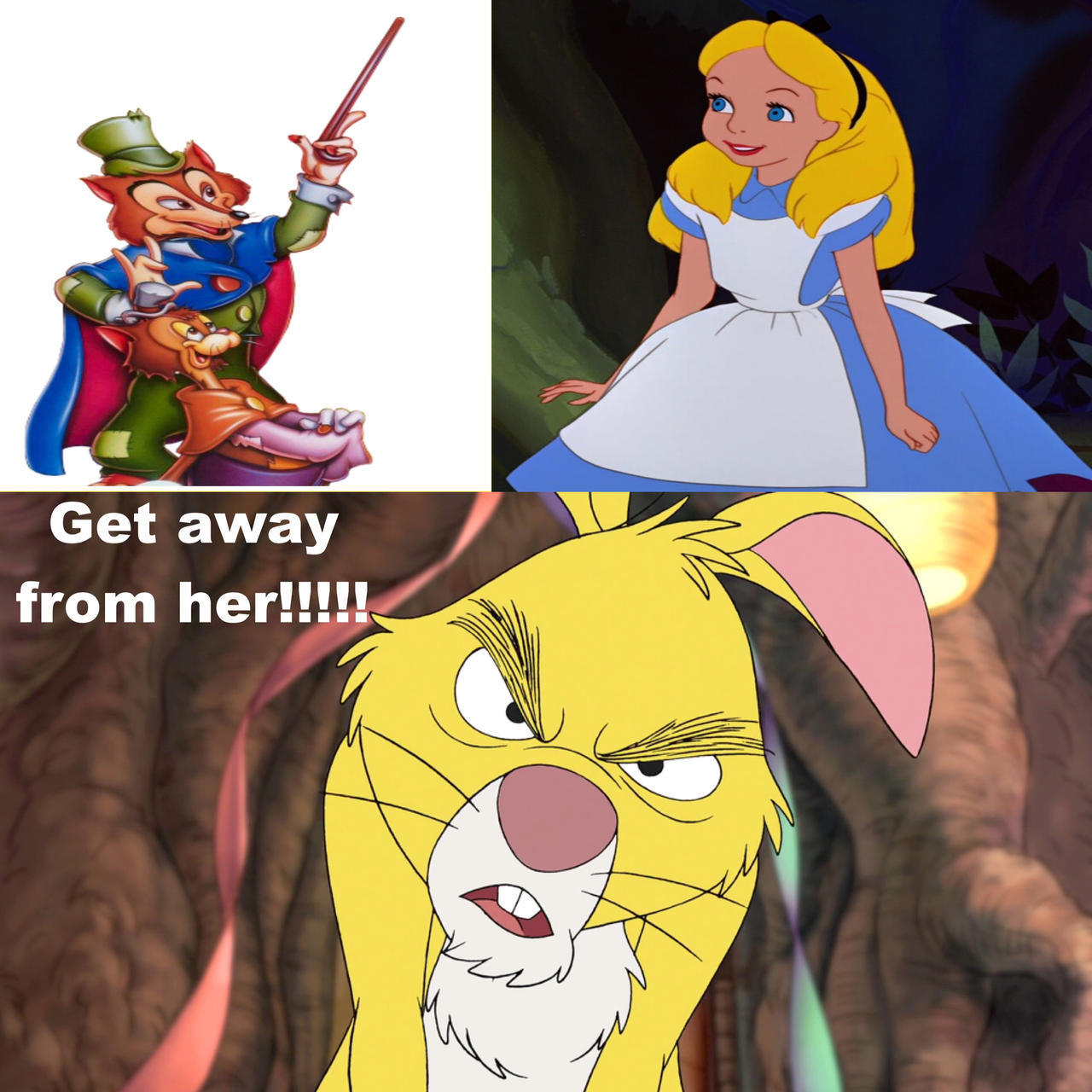 John Rabbit Meme Rabbit Doesn't Like Honest John Manipulating Alice by MaxGoudiss on ...