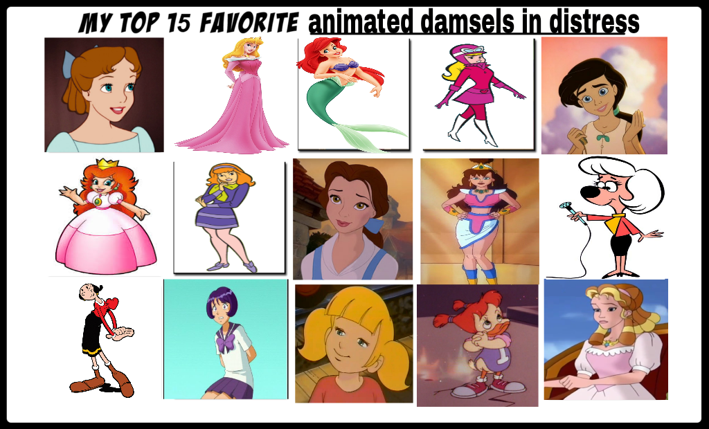 Top 15 Animated Damsels In Distress By MaxGoudiss On DeviantArt top-15-animated-damsels-in-distress-by-maxgoudiss-on-deviantart