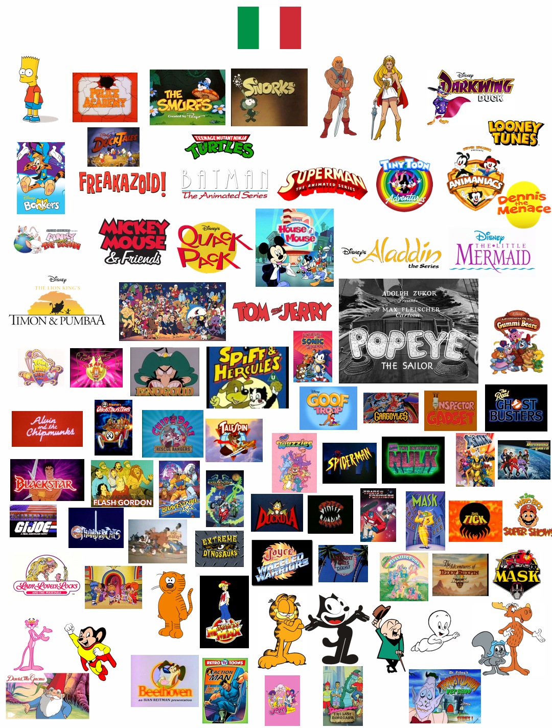 Animation Cartoon List Best Animated Series/Cartoons of All Time by MaxGoudiss on DeviantArt