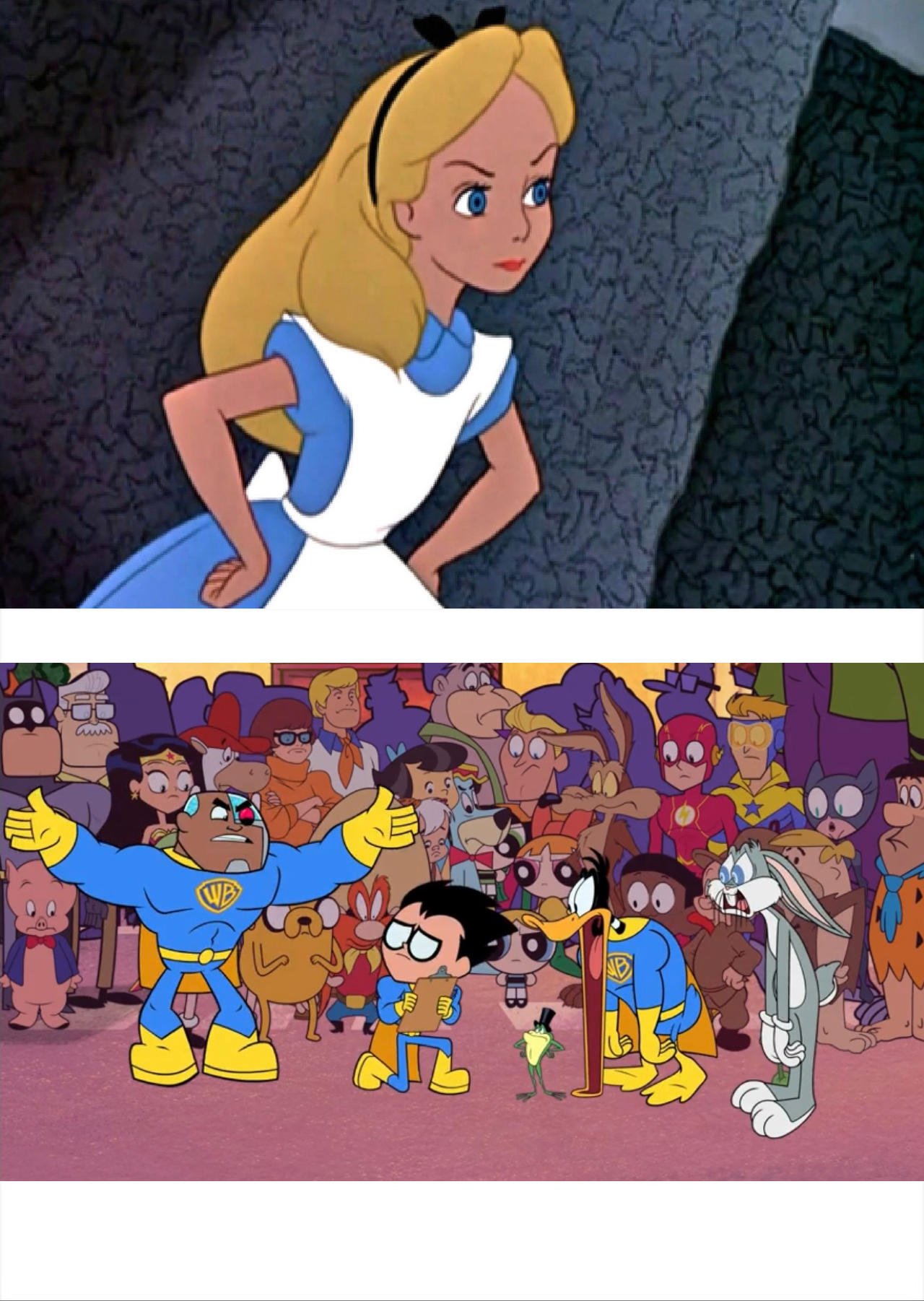 Angy Rabbit Alice WB 100th Anniversary Ending Makes Alice Angry by MaxGoudiss on DeviantArt