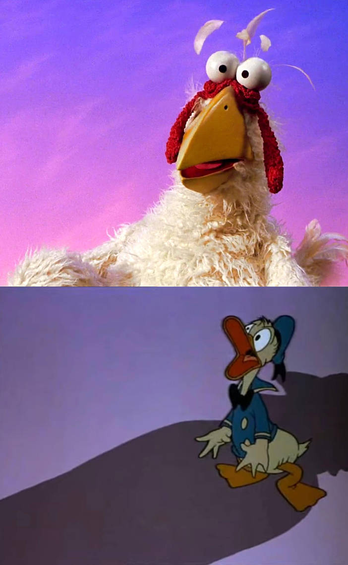 Donald Duck is impressed by Humongous Chicken by MaxGoudiss on DeviantArt