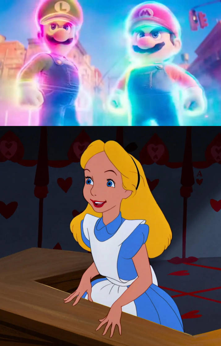 Alice Mario Alice Reacts To The Superstar Mario Bros by MaxGoudiss on DeviantArt