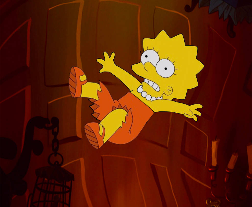 Simson Falling Lisa Simpson falling down the Rabbit Hole by MaxGoudiss on DeviantArt