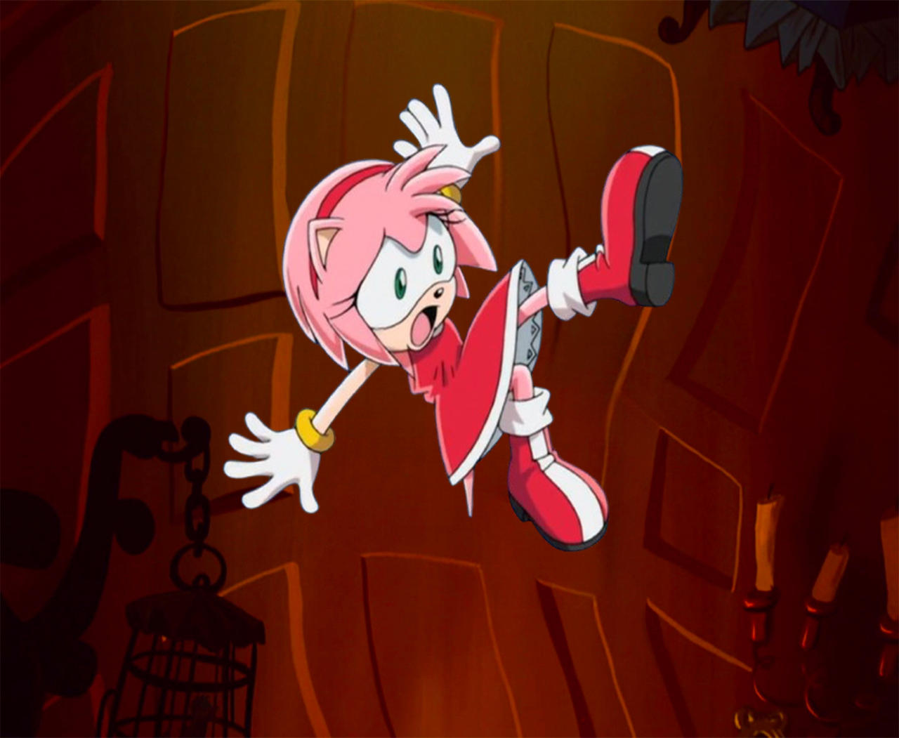 Deviantart Amy The Rabbit Amy Rose falling down the Rabbit Hole by MaxGoudiss on DeviantArt