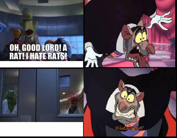 Dr. Phil van Neuter calls Ratigan a rat by MaxGoudiss on DeviantArt