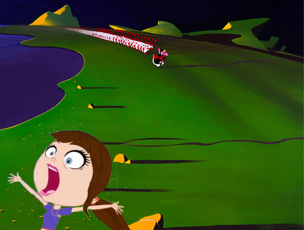 Blythe Baxter running away from Queen of Hearts by MaxGoudiss on DeviantArt