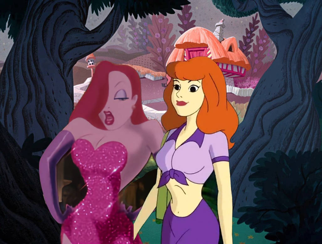 Jessica Rabbit Greasy Jessica Rabbit and Daphne Blake in Wonderland by MaxGoudiss on DeviantArt