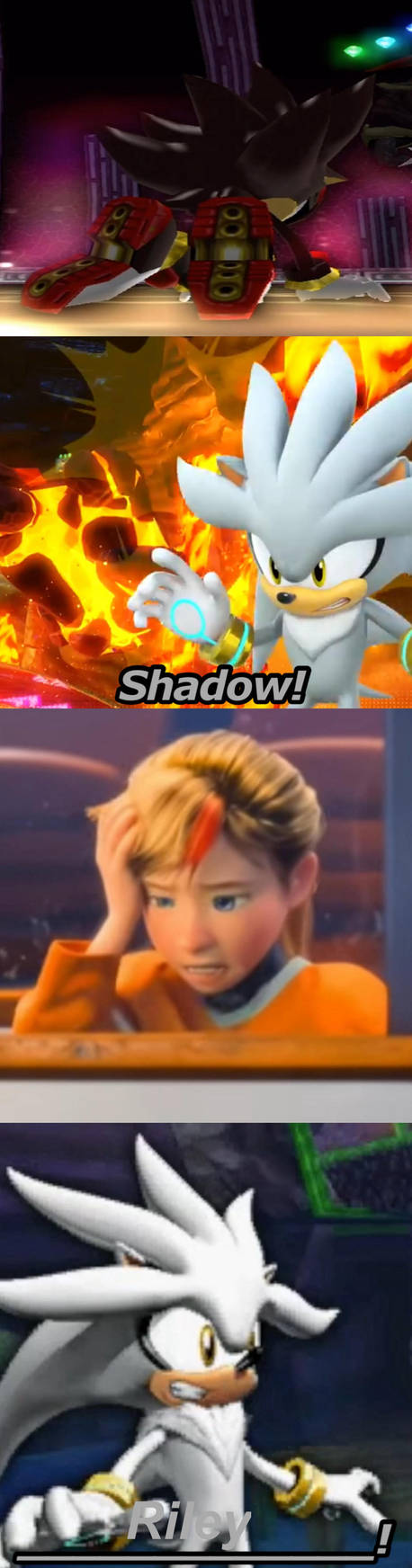 Shadow And Riley's Panic Attacks Shock Silver by MaxGoudiss on DeviantArt