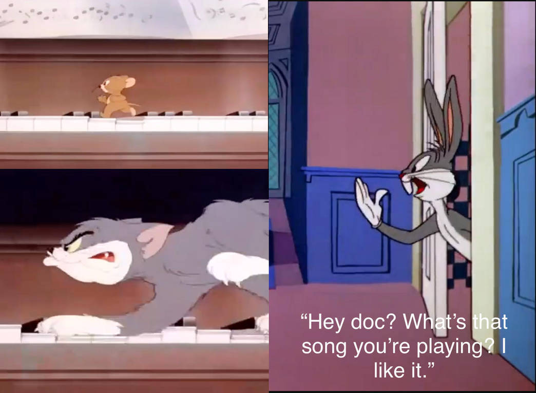 Bugs Bunny trolls Tom and Jerry by MaxGoudiss on DeviantArt