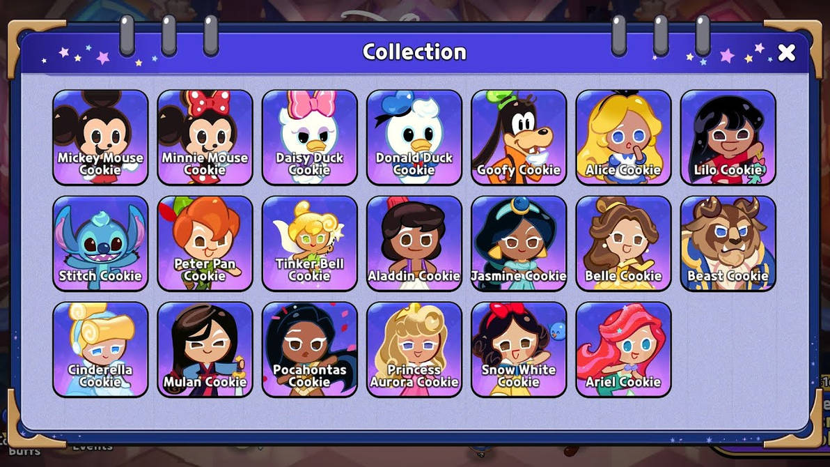20 Disney Character cookies in Cookie Run Kingdom by MaxGoudiss on ...
