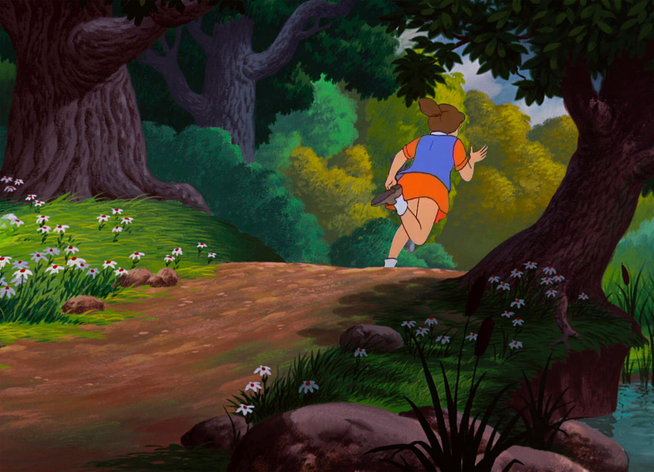 Fern Arable chasing after the White Rabbit by MaxGoudiss on DeviantArt