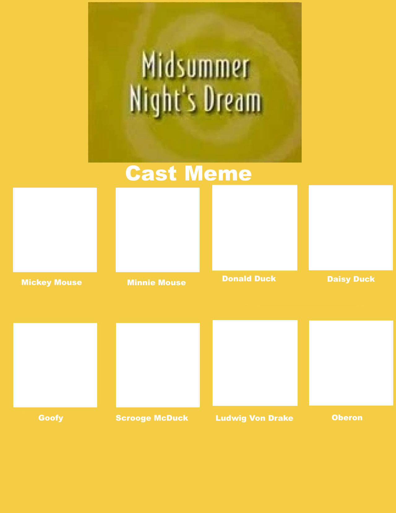 Midsummer Night's Dream Cast Meme by MaxGoudiss on DeviantArt