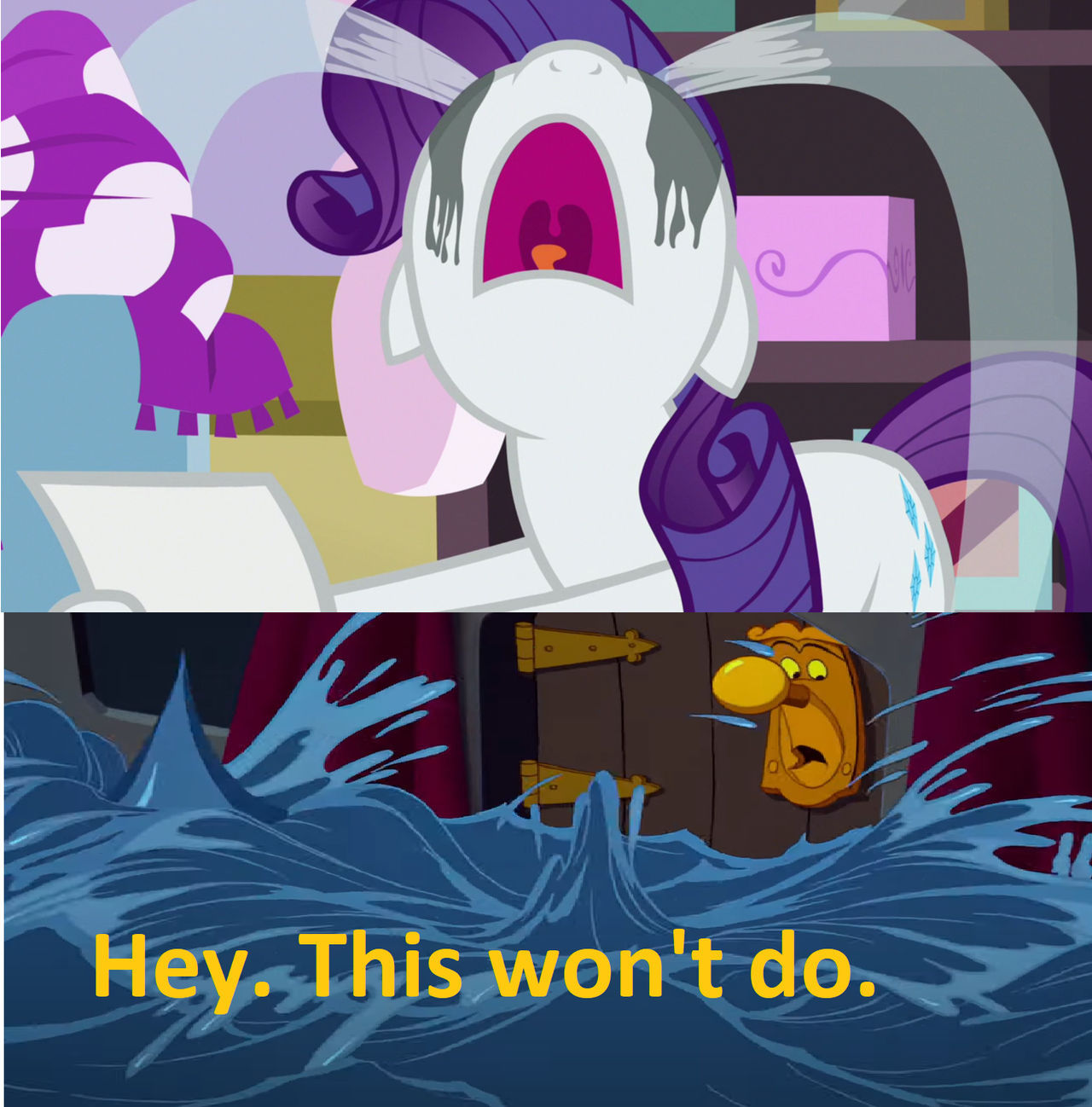 Baby Rarity Crying Rarity Cries And Floods The Room by MaxGoudiss on DeviantArt