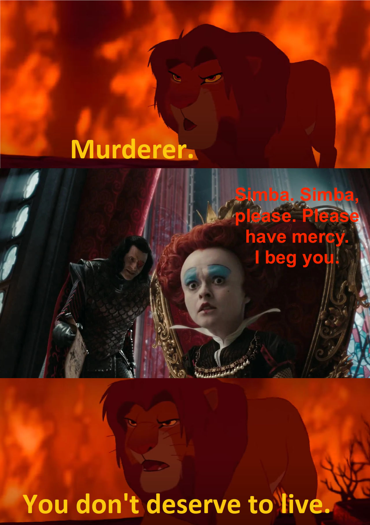 Call Me Simba Simba Calls The Red Queen A Murderer by MaxGoudiss on DeviantArt