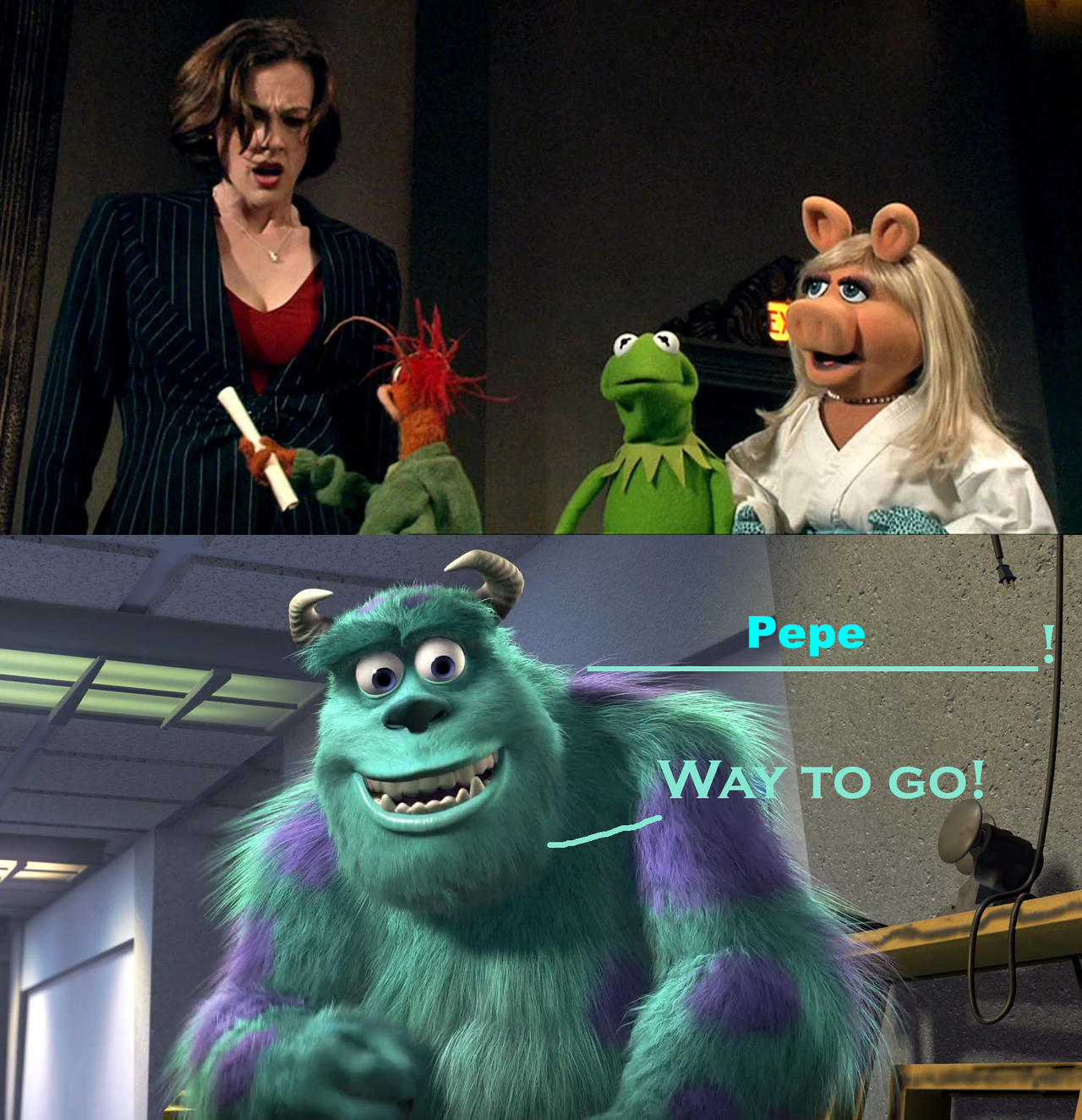 Sully Muppet Sulley Is Proud of Pepe Saving The Muppet Theater by MaxGoudiss on ...